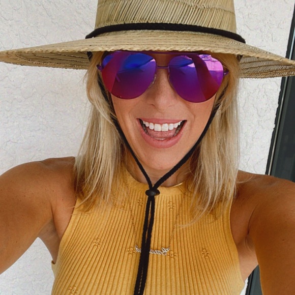 Balenciaga Purple Pink Mirror Aviator Sunglasses